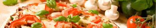 Pizza, groß (vegetarisch)
