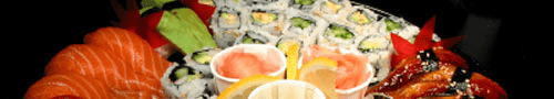 Sushi-Menüs