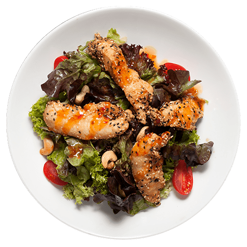 Crispy-Chicken-Salat