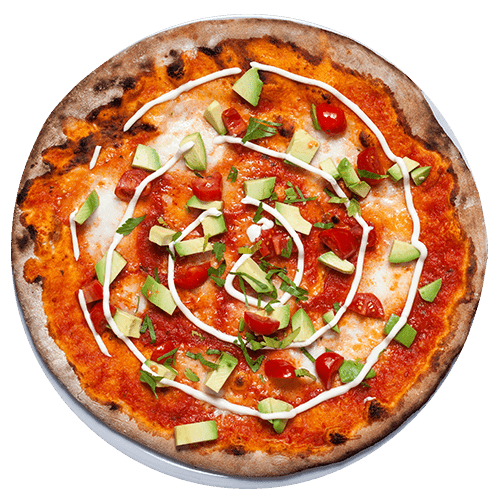 Pizza Avocado (vegetarisch)