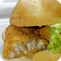 Fish-bread roll