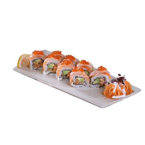 Crazy Salmon Roll (8 Stück)