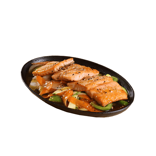 Lachs Teriyaki