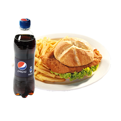 Schnitzel-Semmel vom Schwein