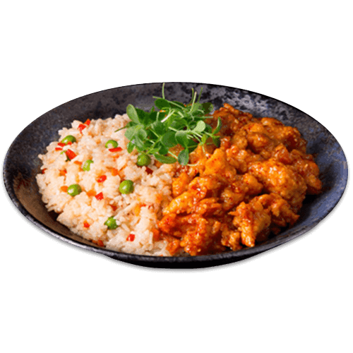 Gebratenes Sweet Kochuchang Chicken (scharf)