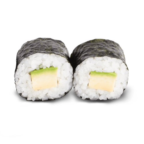 Avocado Maki (klein, 12 Stück, vegan)