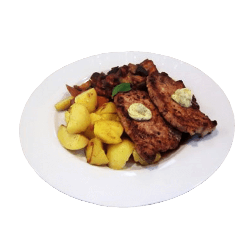 Grilled pork chop