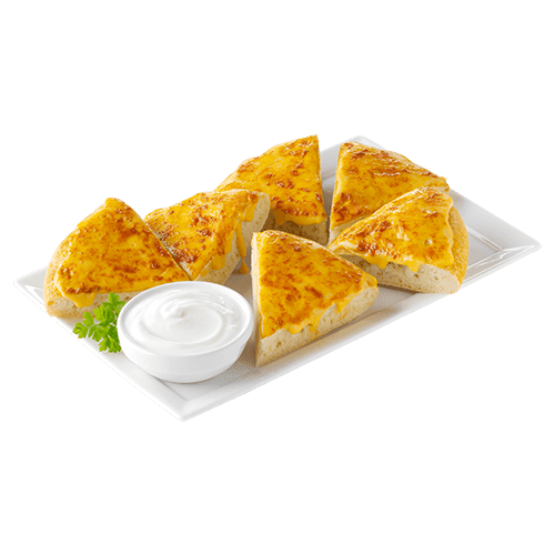 Pizzabrotecken mit Cheddar