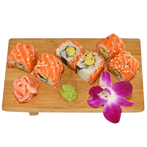 Salmon Sesame Maki (6 pieces)