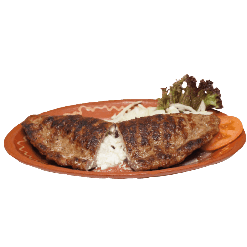 Stuffed minced meat steak